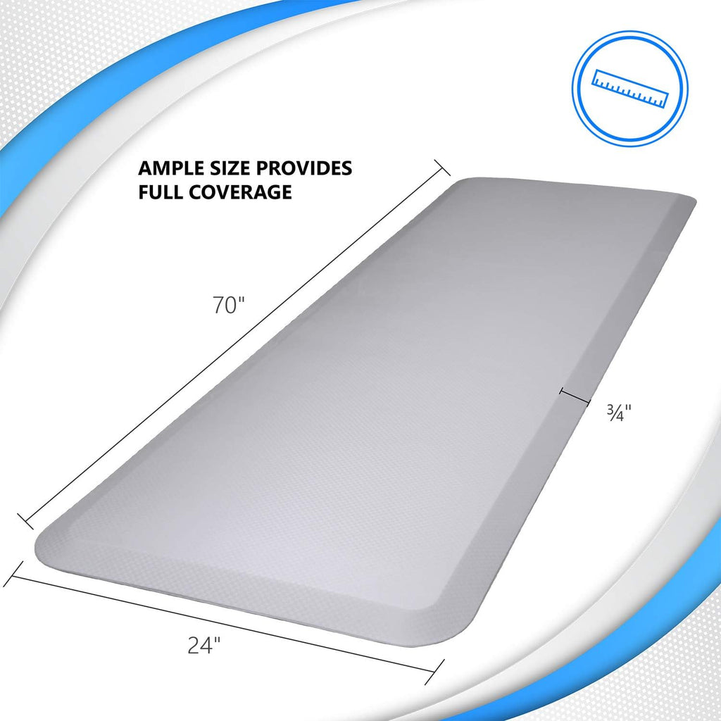 Non-Slip Beveled Edge Bedside Floor Mats V48348
