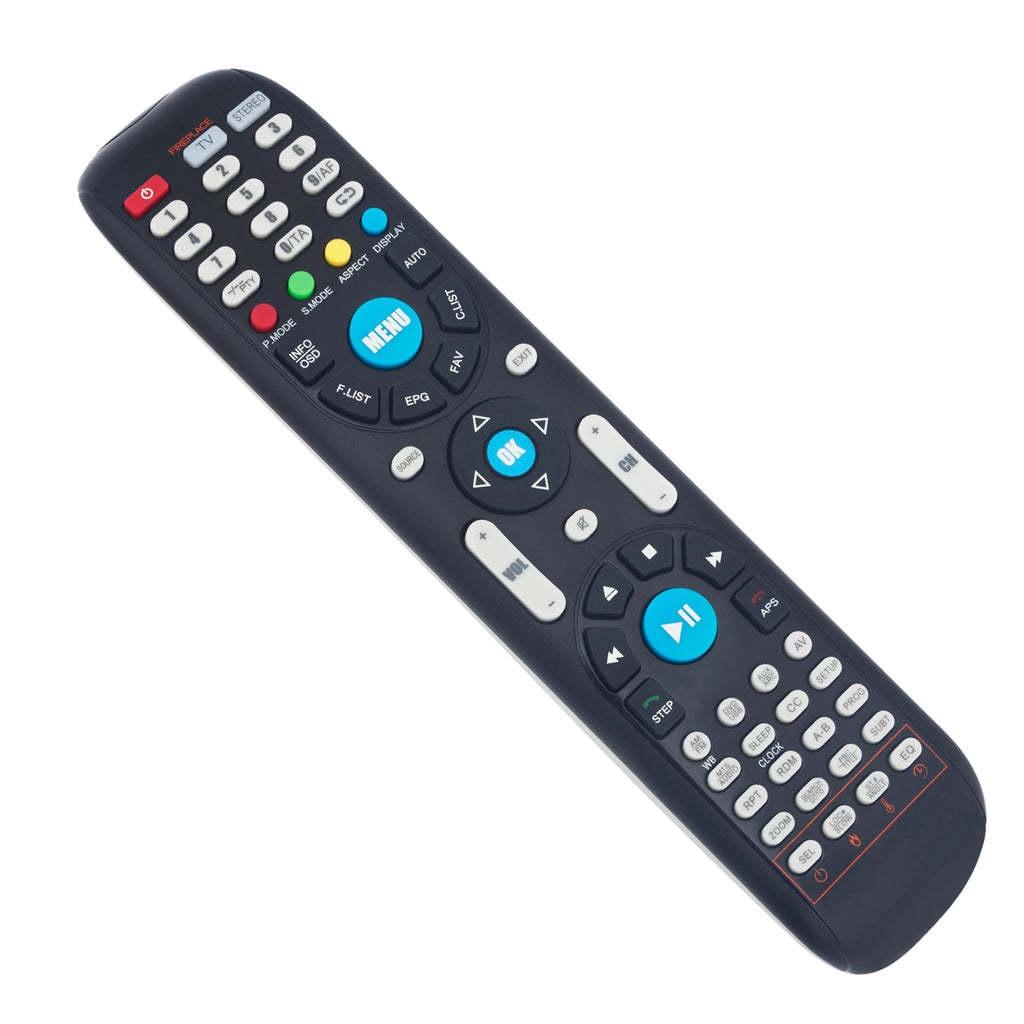 Replaced Remote Control for Furrion Fireplace RV Camper DVD TV O617