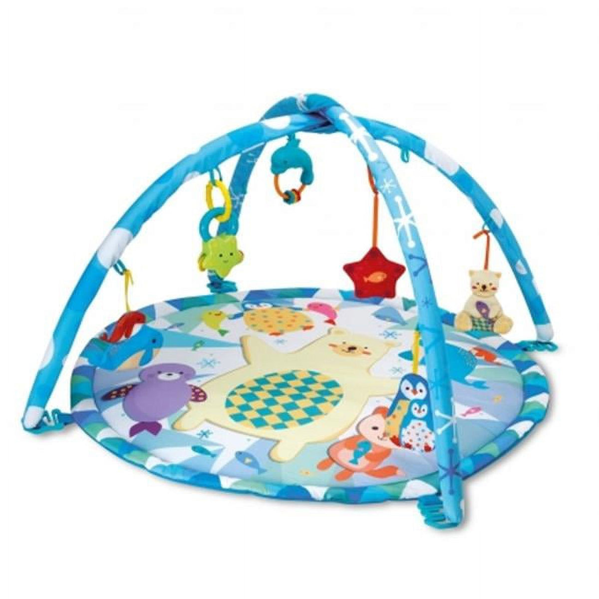 Polar Fiesta Activity Playmat with Hanging Toys E73910