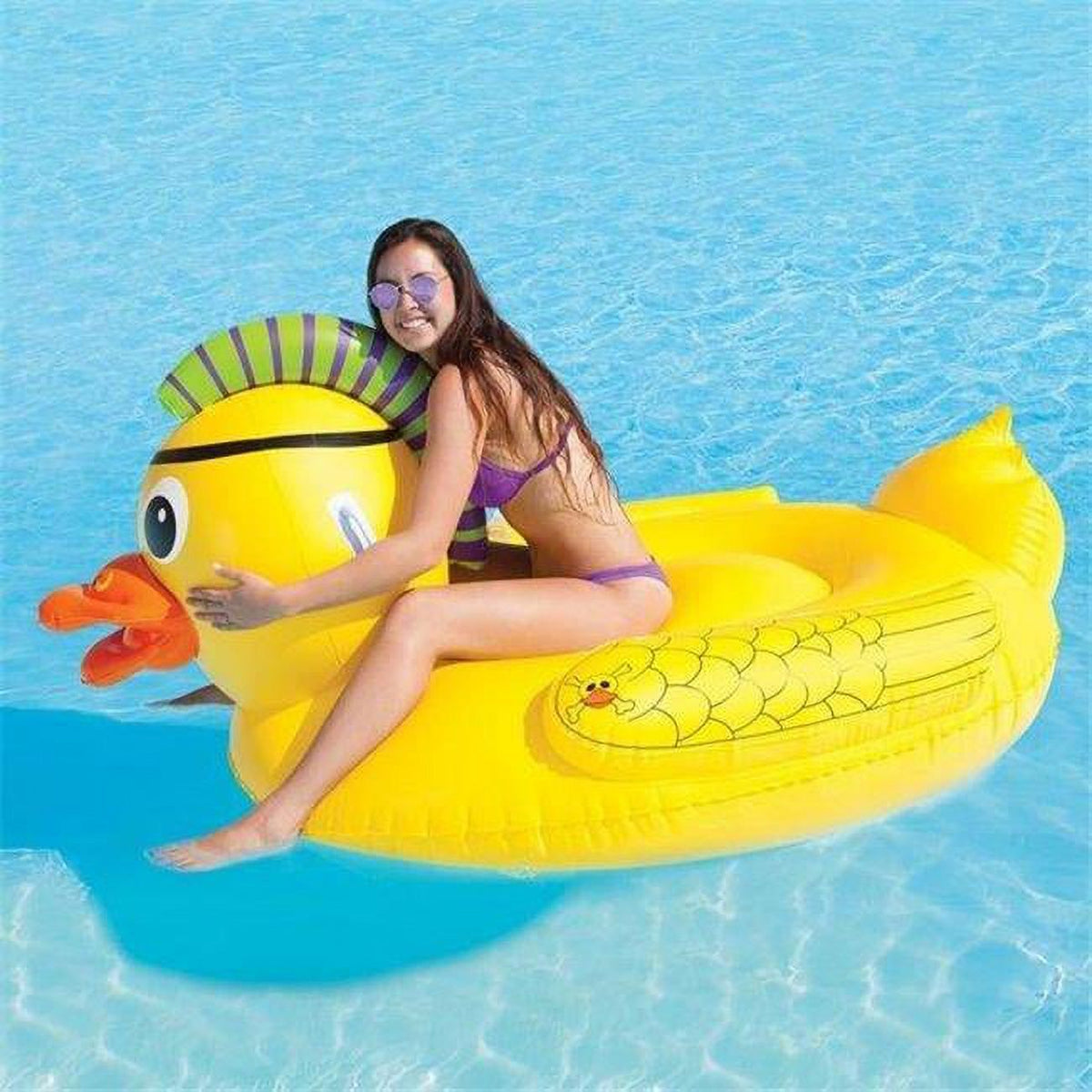Yellow Inflatable Pool Float C17499