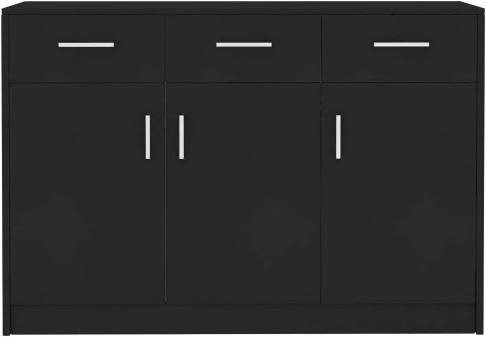 Black Chipboard Sideboard K527326