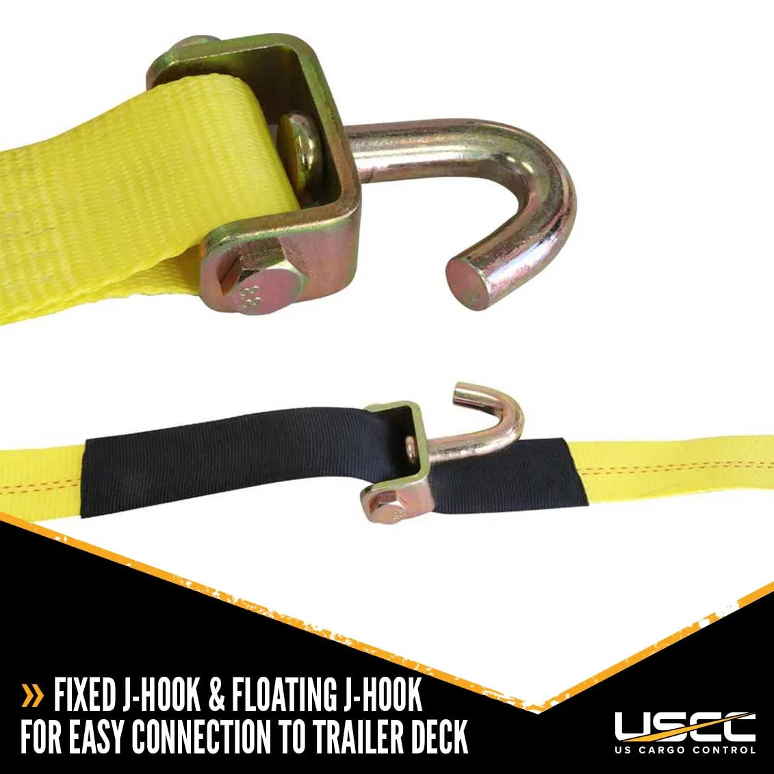 2" x 10' Wheel Strap with 2 Swivel J Hooks X444736