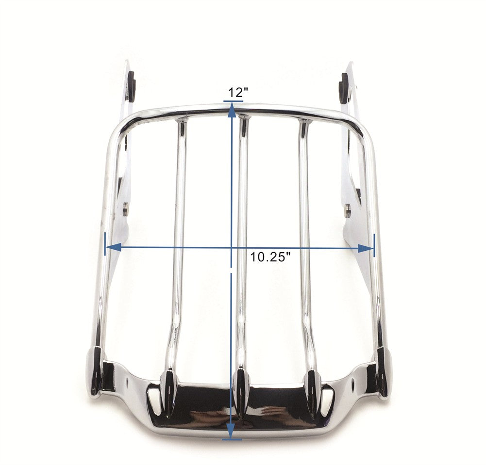 Chrome Detachable Luggage Rack for Touring Motorcycle K945665