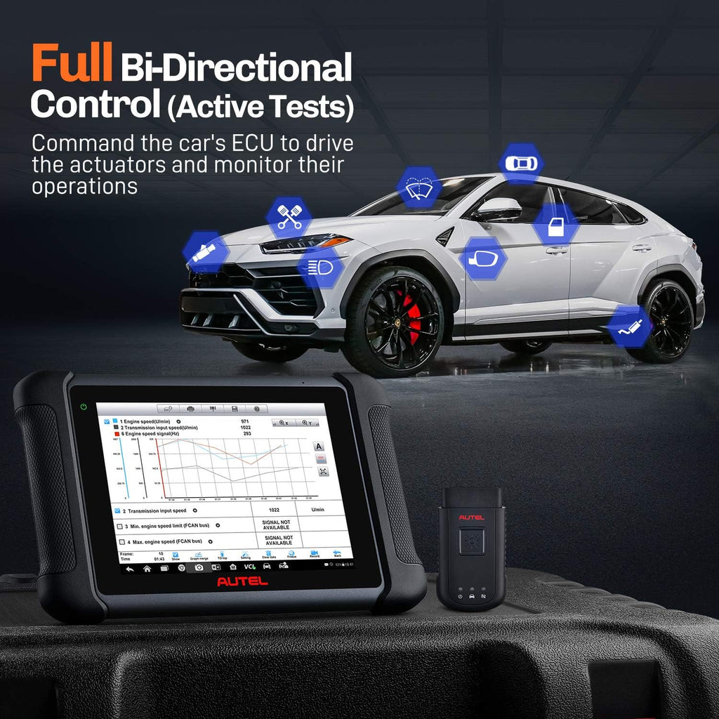 Autel MaxiSys MS906BT ECU Coding Bidirectional Control All System Diagnostics J33728