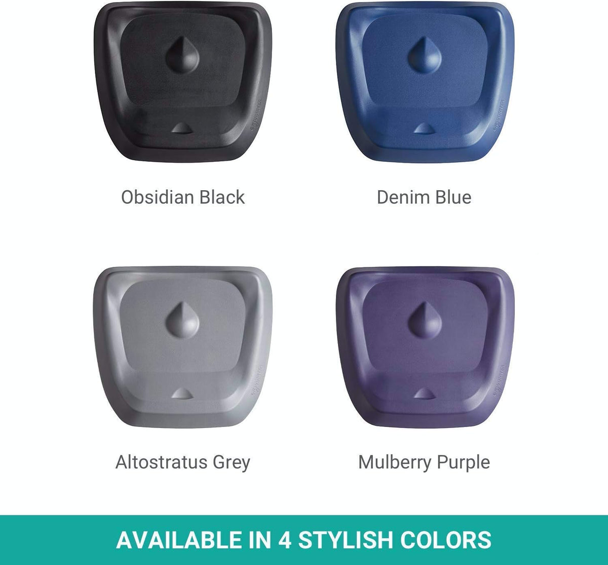 Comfort Mat with Calculated Terrain, Altostratus Grey L15433