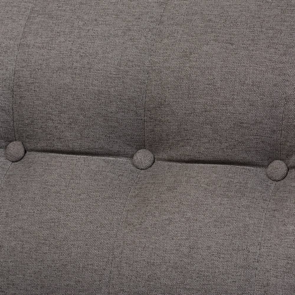 Grey Tufted Arm Chair G61300