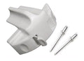 White Storage Lock for Roll-Up Awnings O33758
