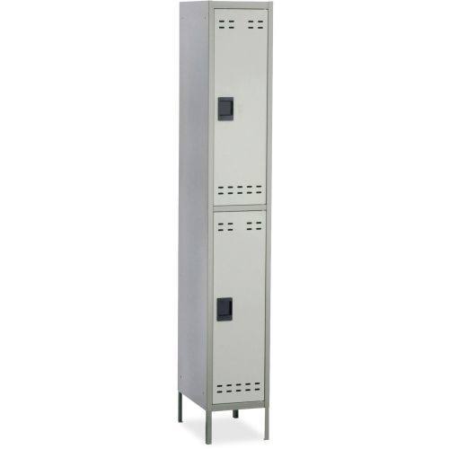 Double-Tier Two-Tone Steel Locker with Legs X19029