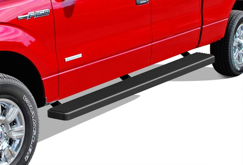 6in Black Running Boards F66563
