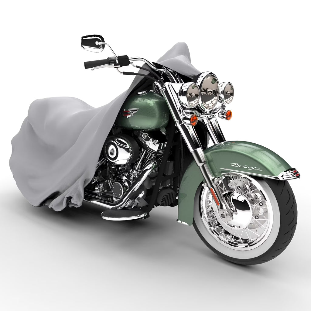 Gray Waterproof Motorcycle Cover N92143