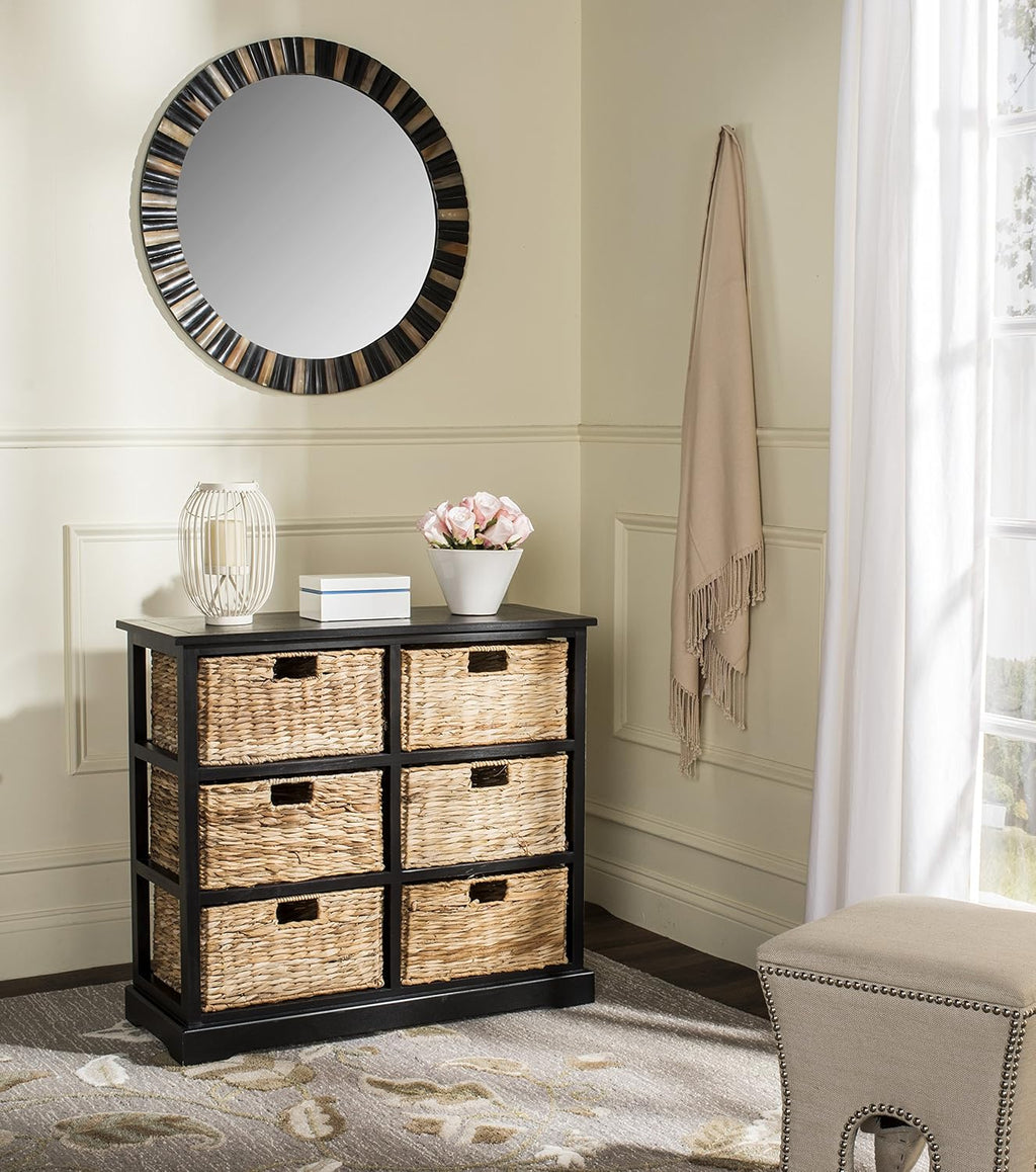 Wicker Basket Storage Chest F177