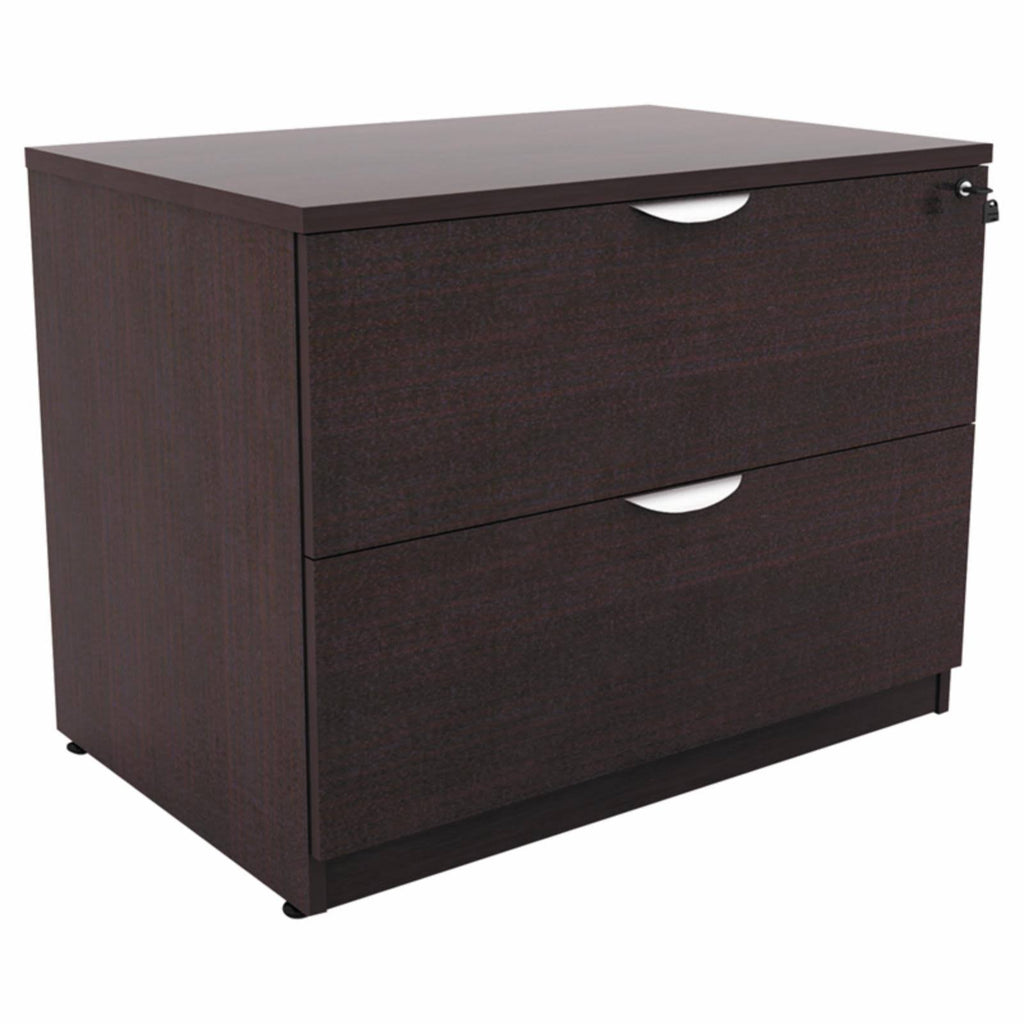 2-Drawer Lockable Filing Cabinet, Espresso Z269