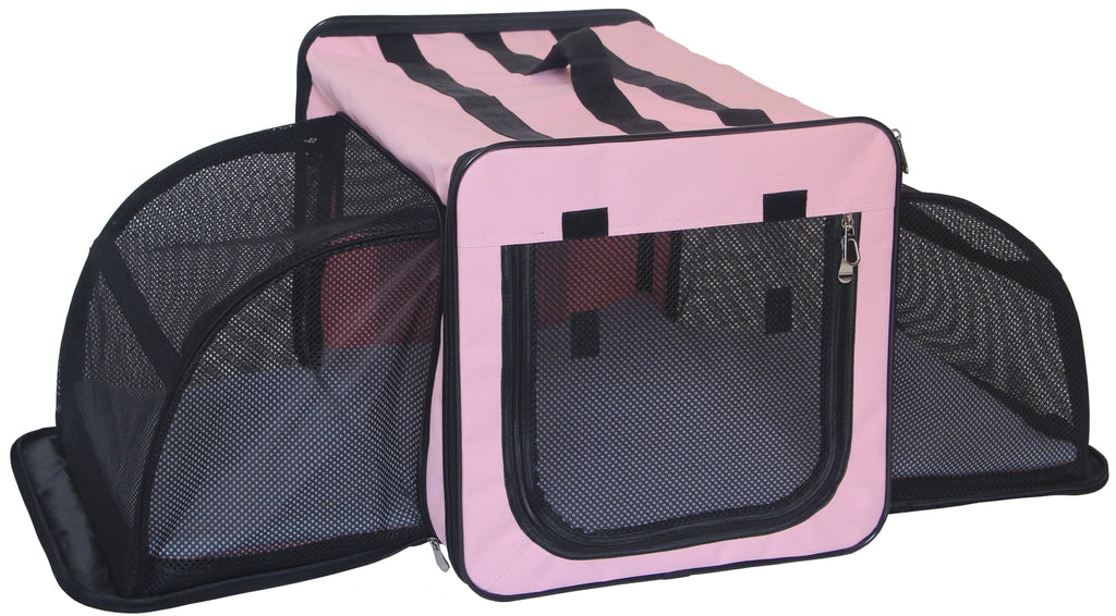 Blue Large Collapsible Pet Dog Crate S88270