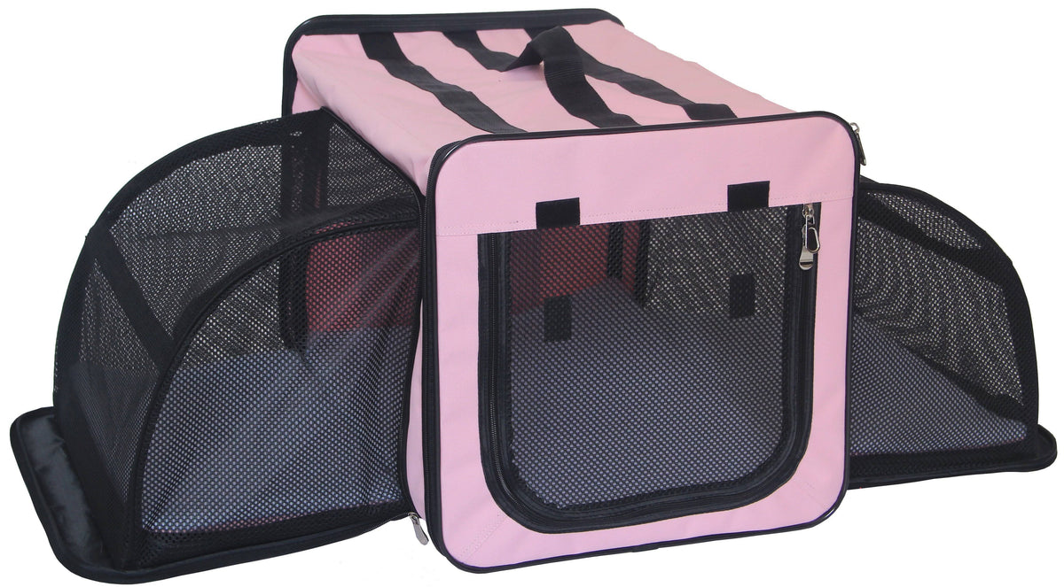 Blue Large Collapsible Pet Dog Crate S88270