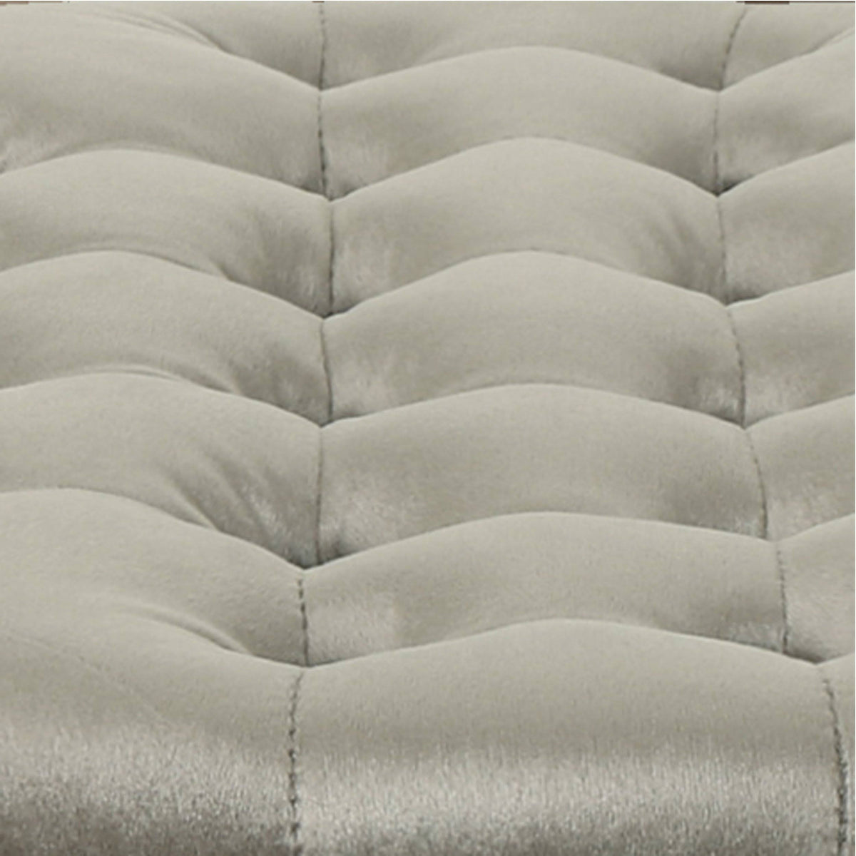 Emerald Velvet Tufted Ottoman Y22460