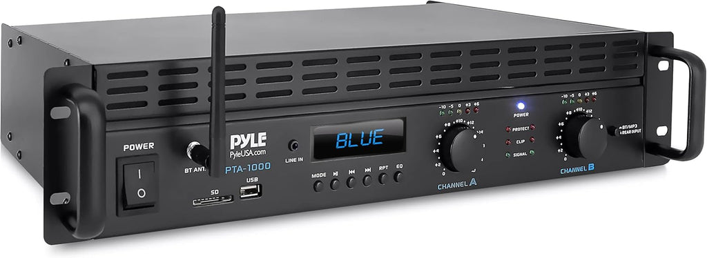 2-Channel Rack Mount Bluetooth Power Amplifier 1000 Watt K339