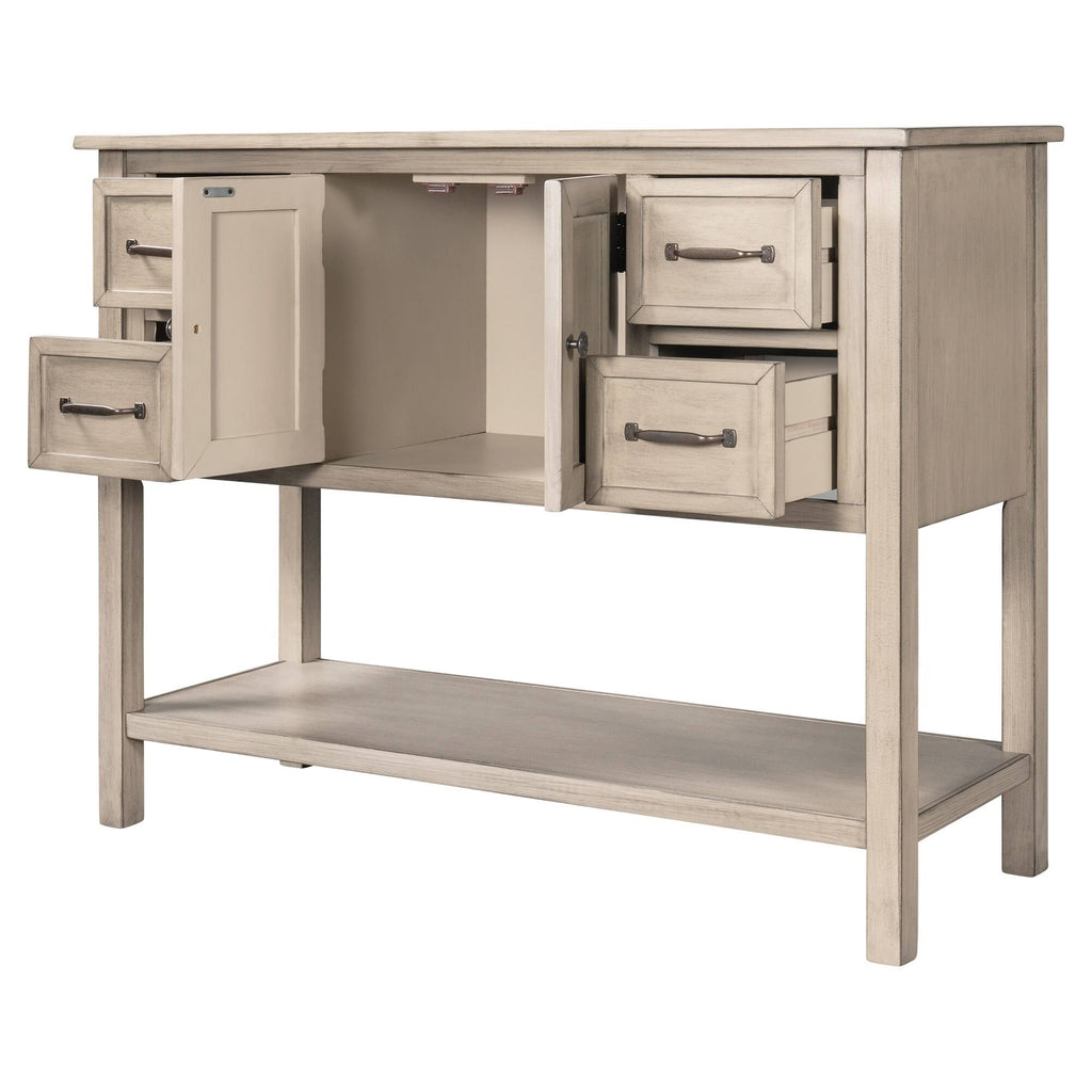 White Console Table K34226