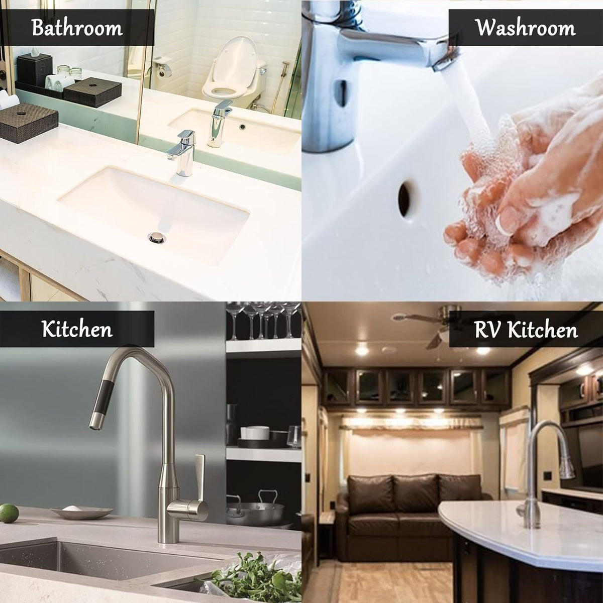 3PCS Microfiber Sink Splash Guard Drip Catcher Q681765