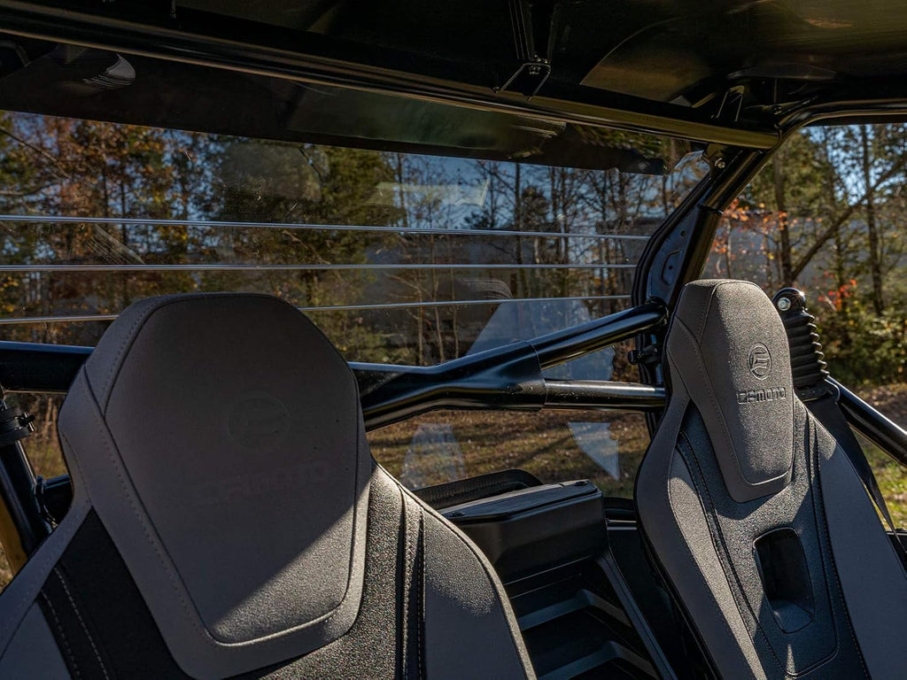 Lightly Tinted Non-Scratch Resistant 1/4 Thick Polycarbonate Rear Windshield B49312