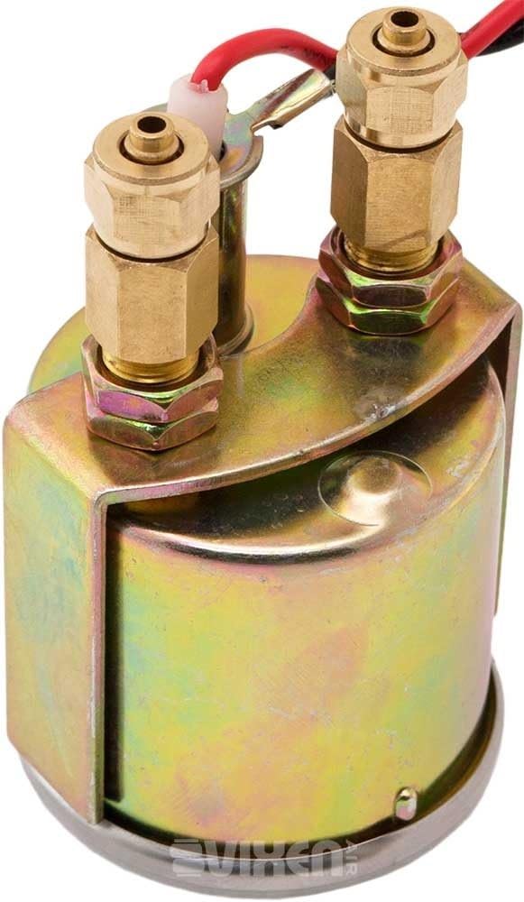 8 Valve Suspension Manifold with Two Dual Needle Black Gauges, 3/8" OD Hose 100 FT, 1/4" OD Hose 50 FT and Fittings H8548