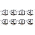 8-Pack 6 Inch LED Recessed Housing, IC Rated Air Tight, Damp Location D79378
