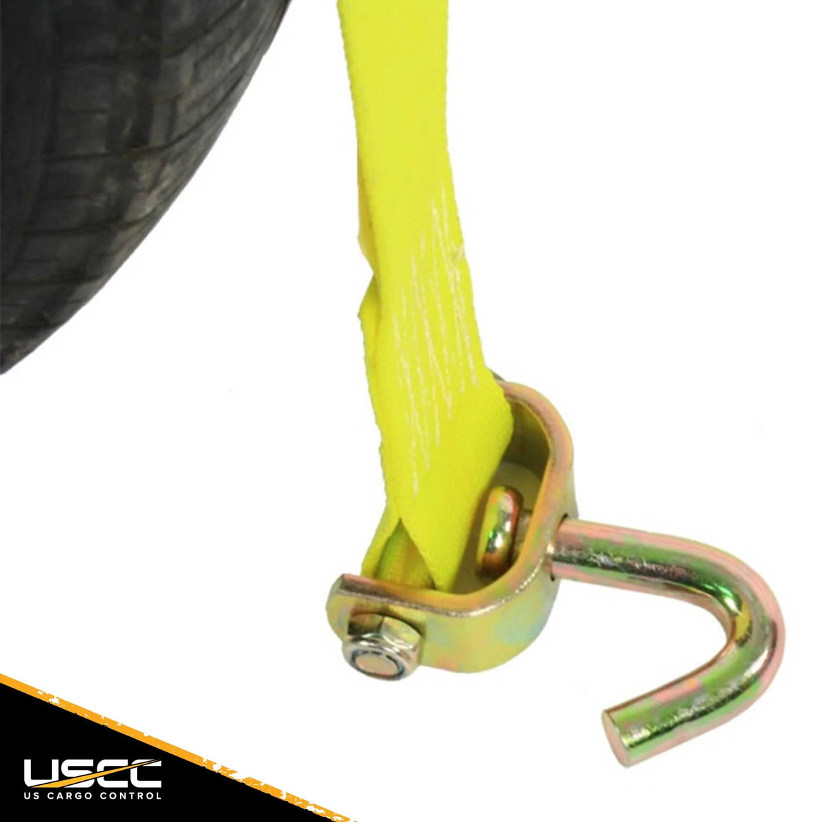 2" x 10' Wheel Strap with 2 Swivel J Hooks X444736