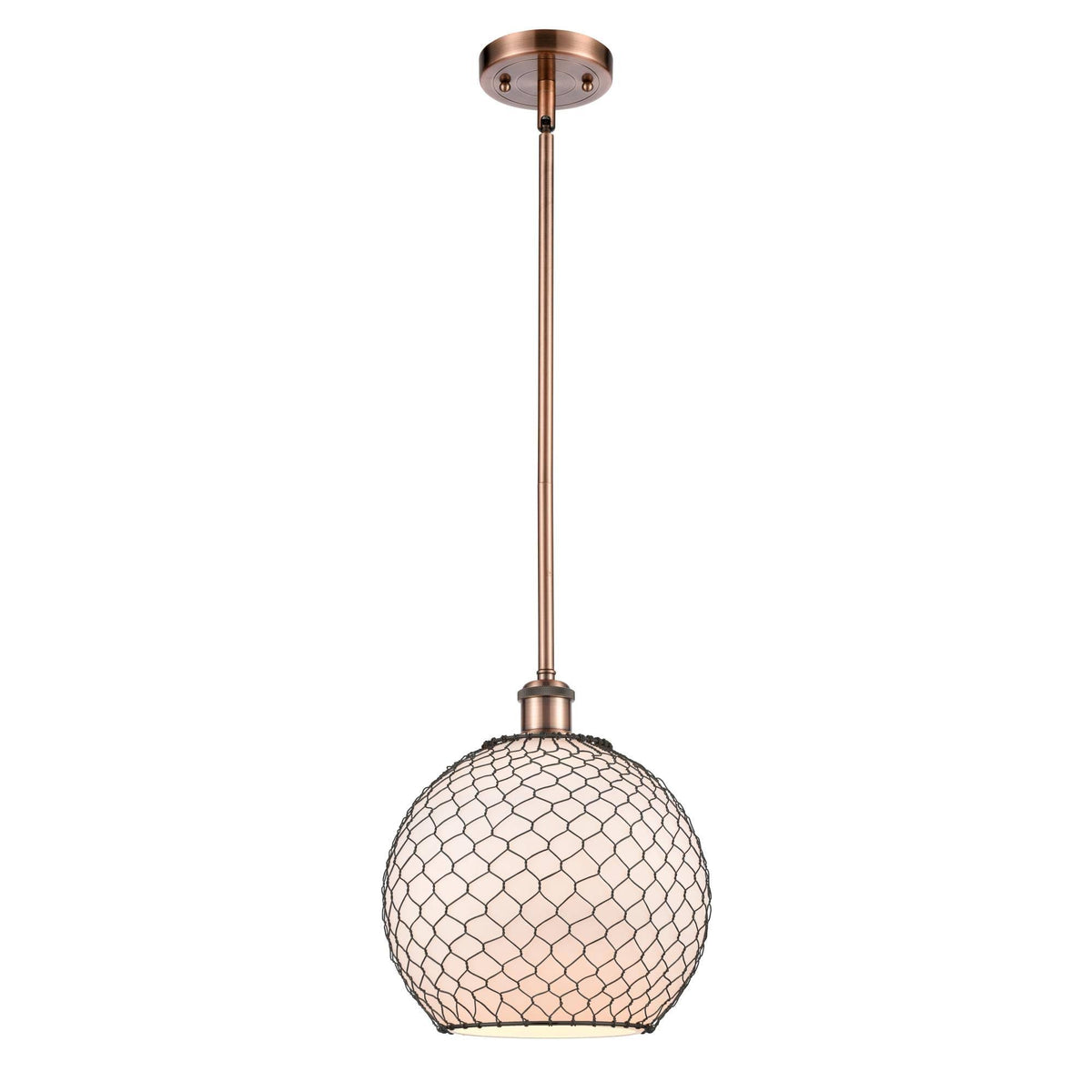Large Farmhouse Chicken Wire Lighting O914