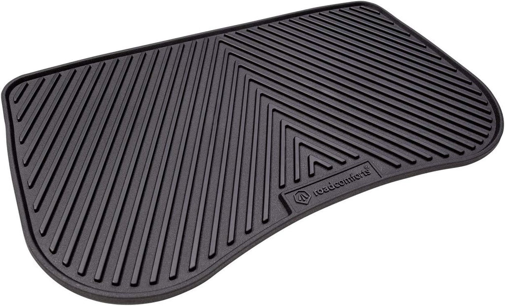 Front Trunk Mat + Storage Mat All Weather Mats (2pcs) (Black) Pack of 2 J393433