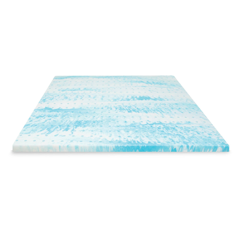 Gel Swirl Memory Foam King Mattress Topper U729