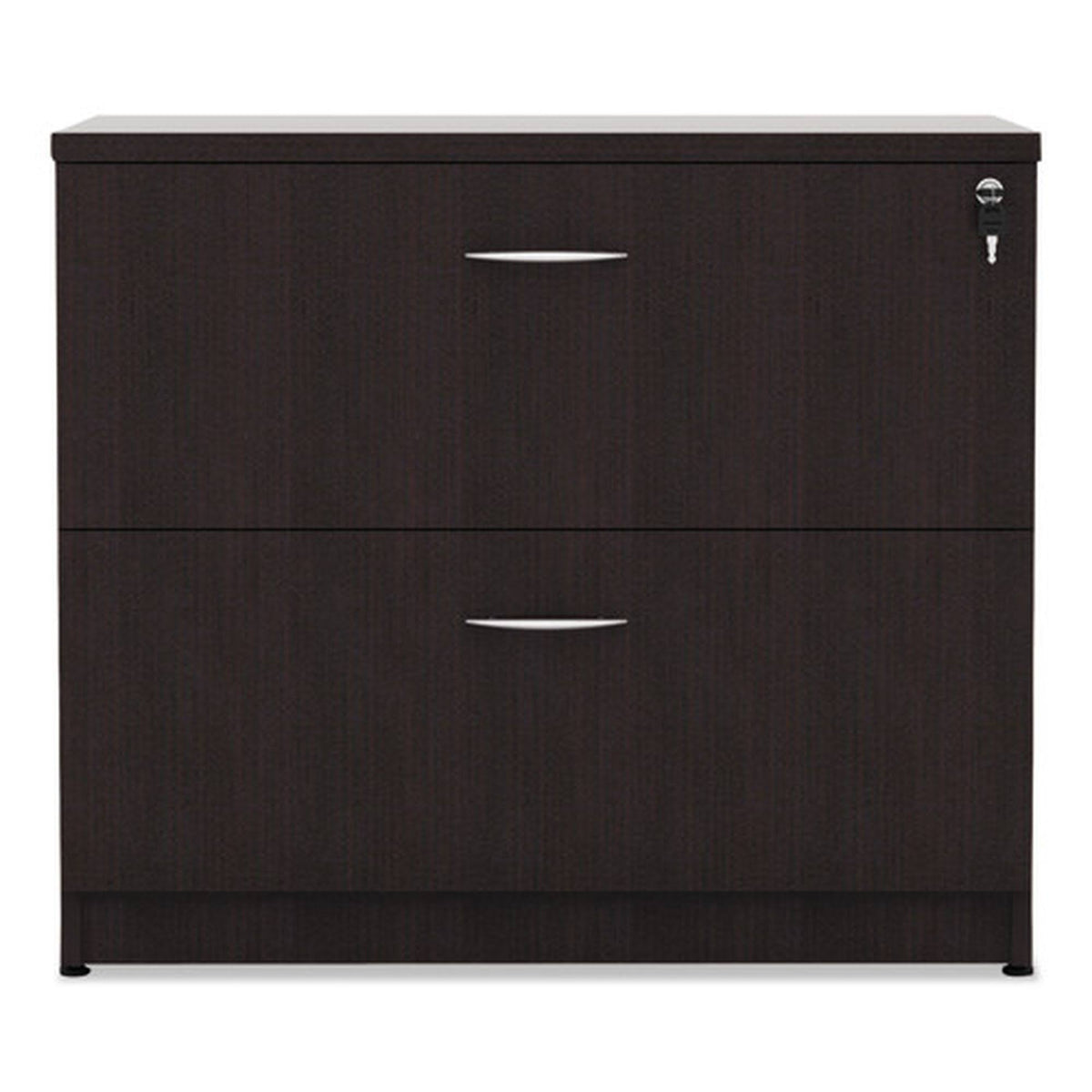 2-Drawer Lockable Filing Cabinet, Espresso Z269