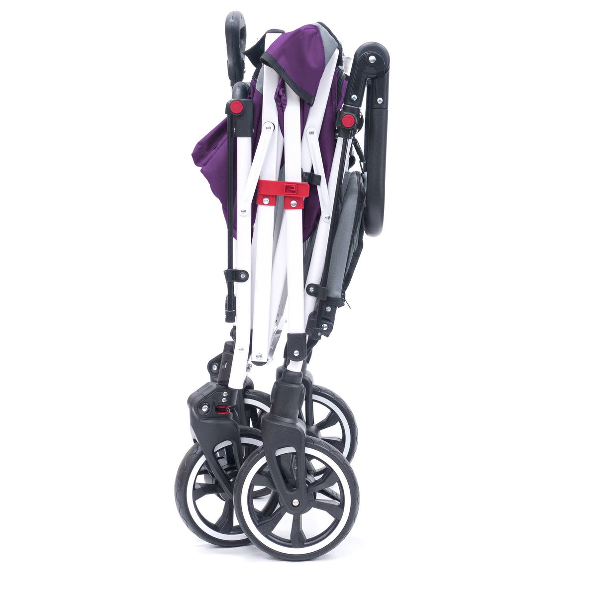 Purple Folding Wagon Stroller with Canopy I326