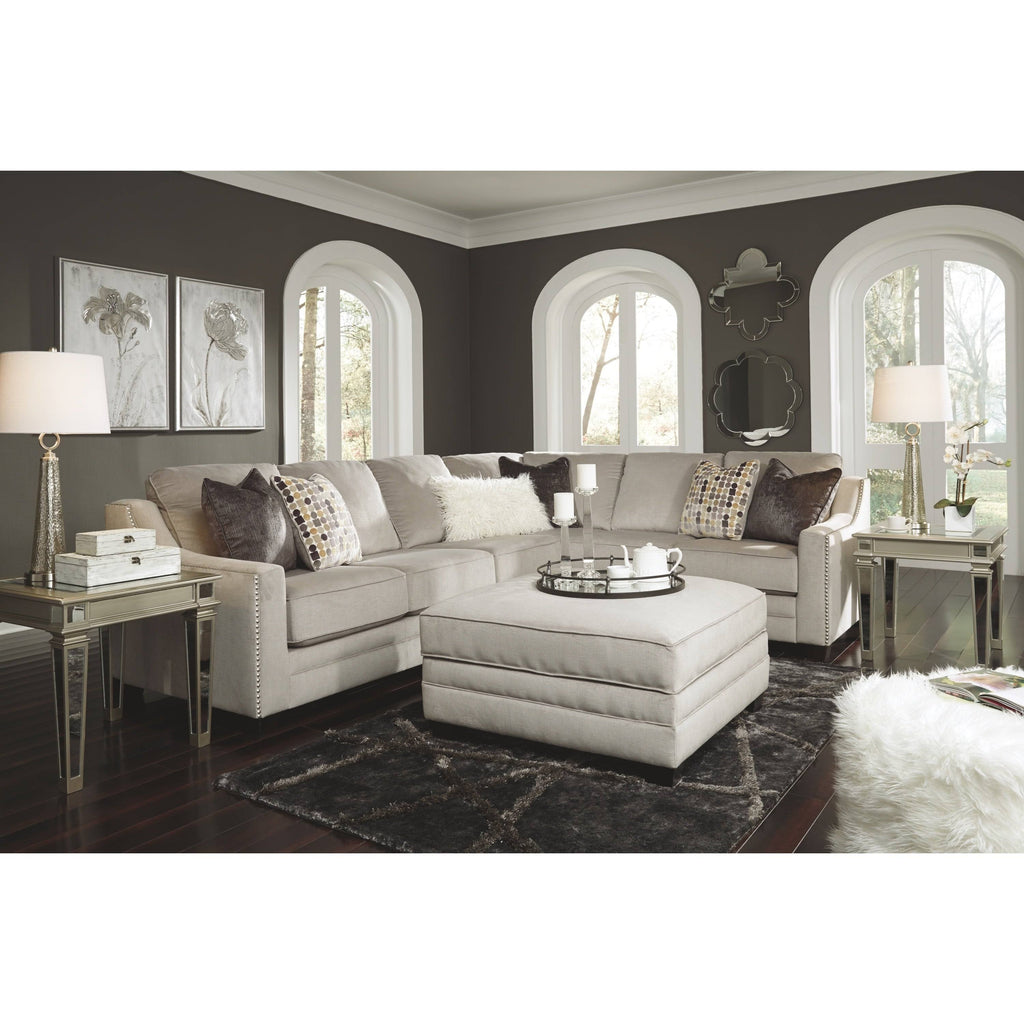 Silver Rectangular End Table J26480