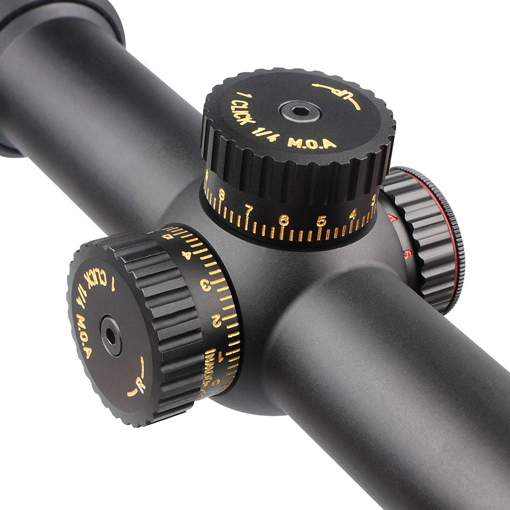 1-6X24 FFP Scope with Red/Green Illuminated Reticle and Scope Mount D630