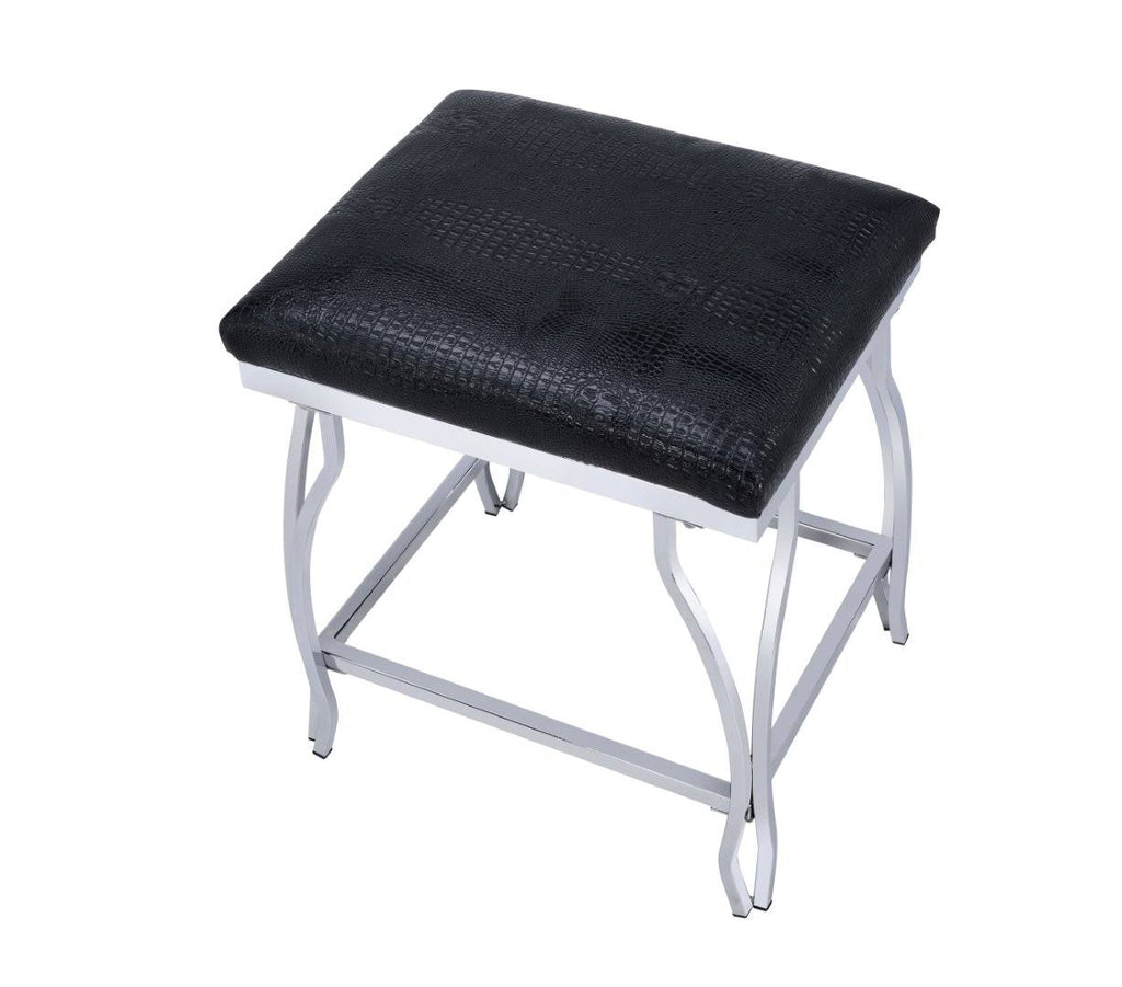 Vanity Set Black and Chrome S98299