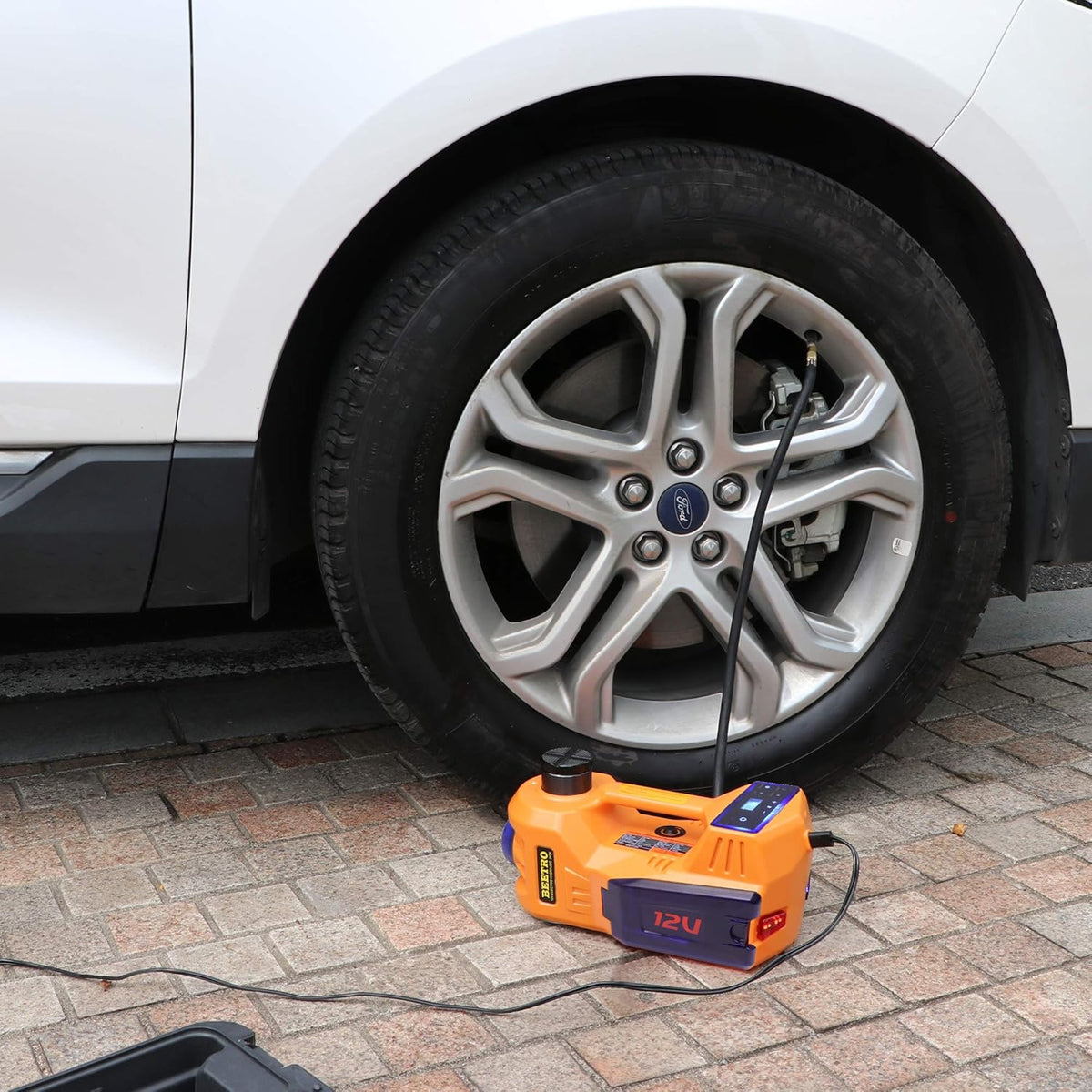5 Ton 12V Electric Car Jack with Inflator Pump F879531