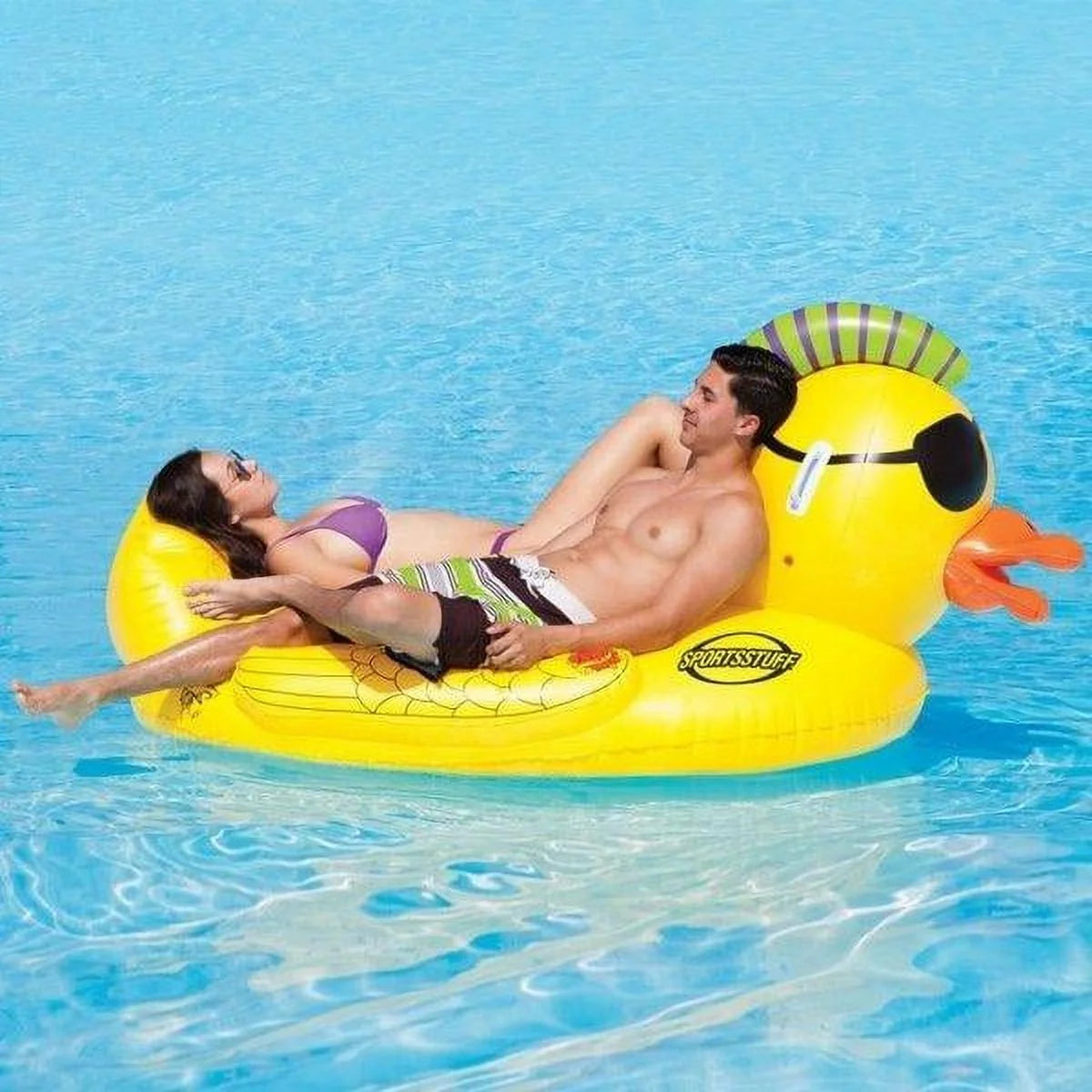 Yellow Inflatable Pool Float C17499