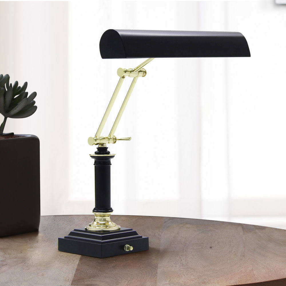 Black Brass Desk Piano Lamp Q83644
