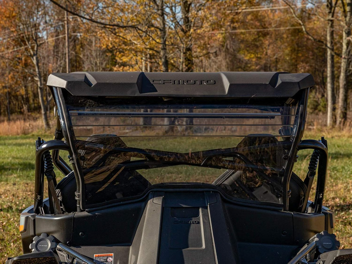 Lightly Tinted Non-Scratch Resistant 1/4 Thick Polycarbonate Rear Windshield B49312