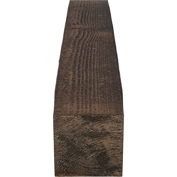 Rough Sawn Faux Wood Fireplace Mantel R828