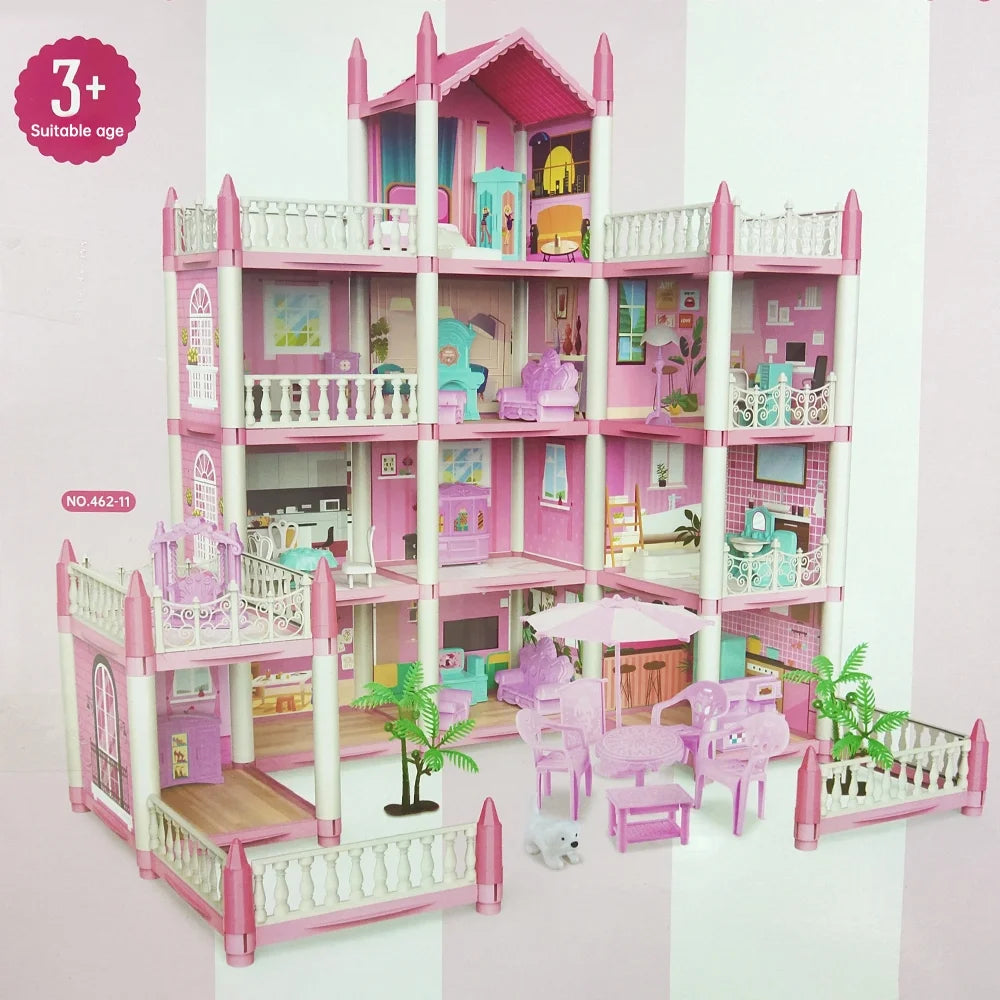 Pink Princess Castle Toy House J75655