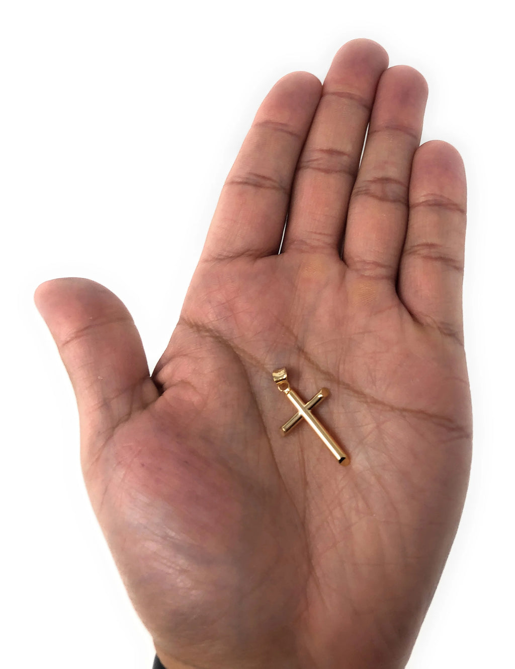 14K Yellow Gold Cross Pendant N480492