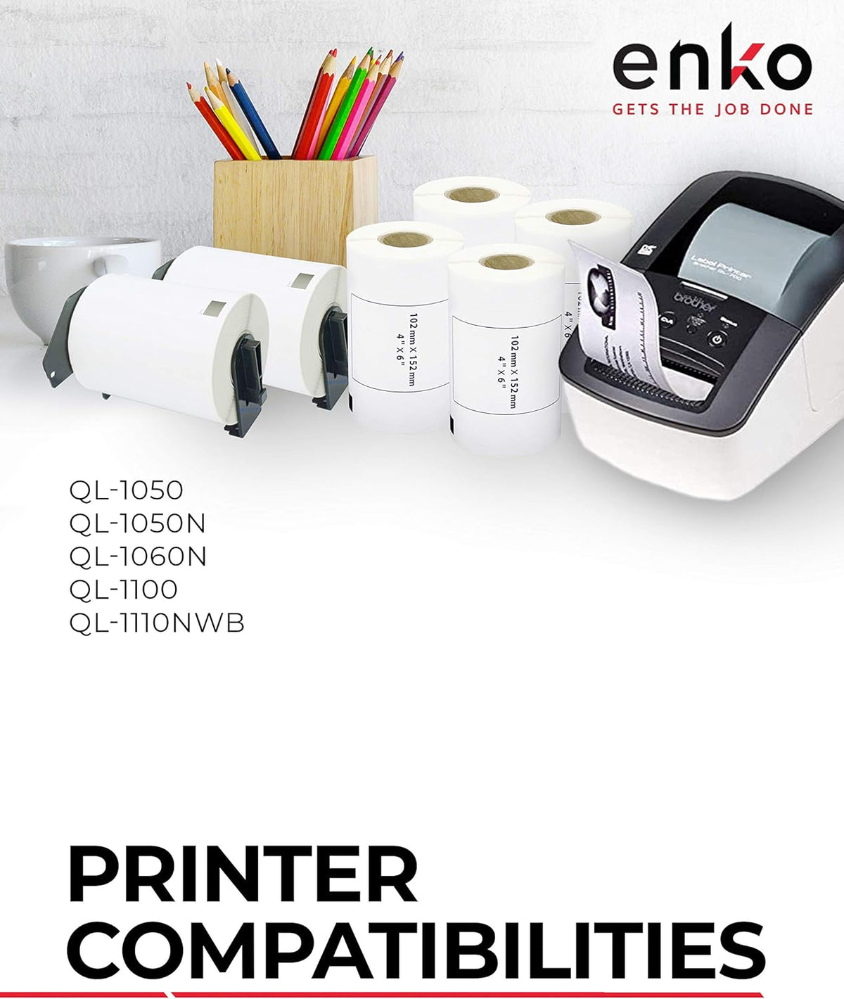 Shipping Labels 4 x 6 inch 12 Rolls 2400 Labels N281