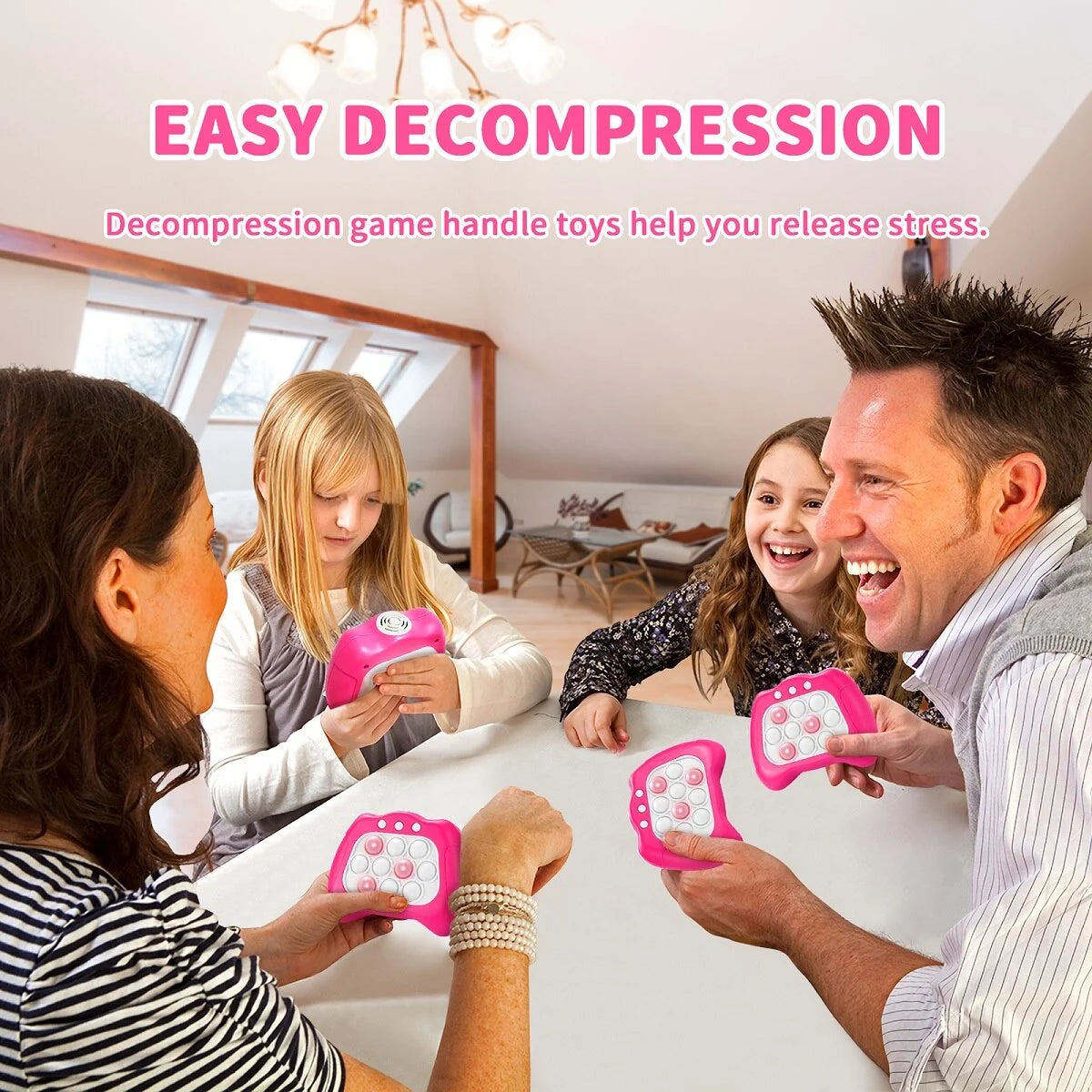 Electronic Light Up Pop Controller Handheld Game G666
