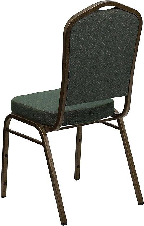 Green Fabric Banquet Chair, 10/Pack O844