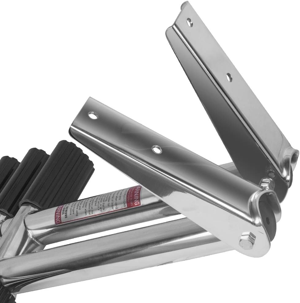 4 Step Stainless Steel Marine Telescoping Tube Ladder P17384