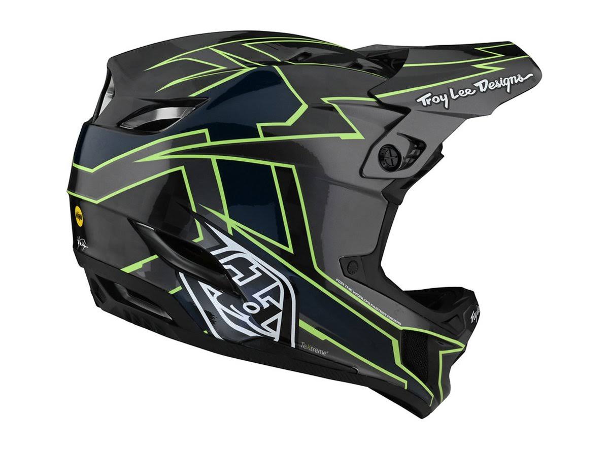Graph Gray Green D4 Carbon Helmet C6259