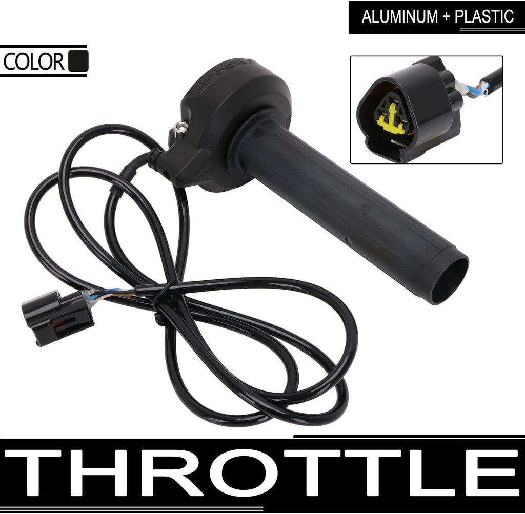 Aluminum + Plastic Motorcycle Throttle Grip P191707