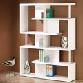White Standard Bookcase D136