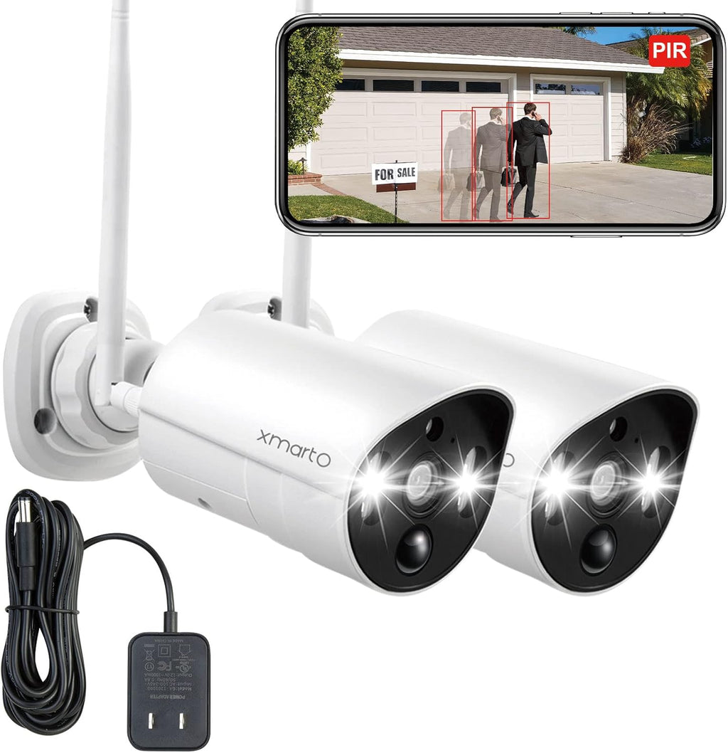 2K HD Wireless Security Camera System with Color Night Vision and 1TB HDD D59191