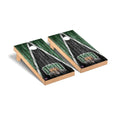 Weathered Triangle Cornhole Board Set F556634